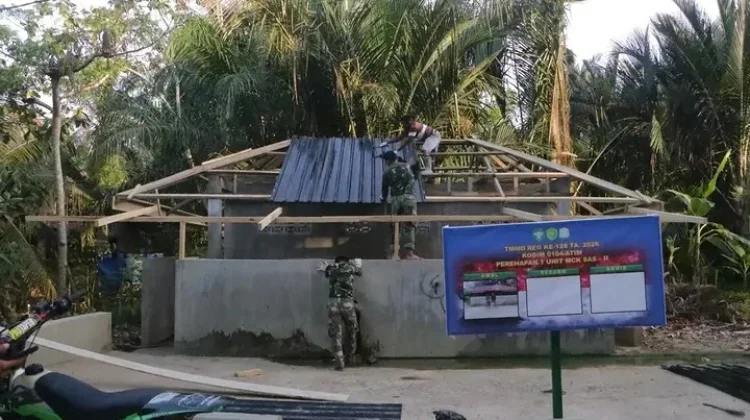 TMMD 128 Kodim Aceh Timur bangun Sanitasi, Rumah Layak Huni, dan Sarana Air Bersih