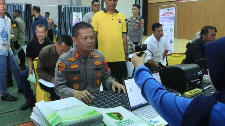 Polres Aceh Utara Gelar Pemeriksaan Kesehatan Berkala