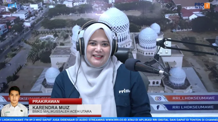 BMKG Memprediksi Potensi Hujan Ringan di Sebagian Aceh Utara