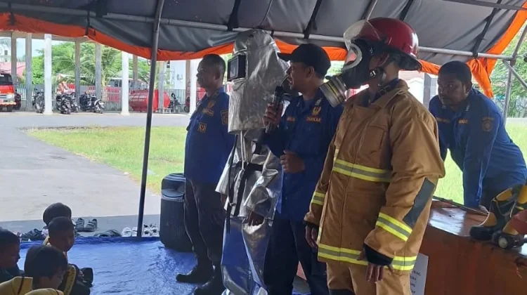 Ceria Bersama Damkar, Anak TK Belajar Mitigasi Bencana