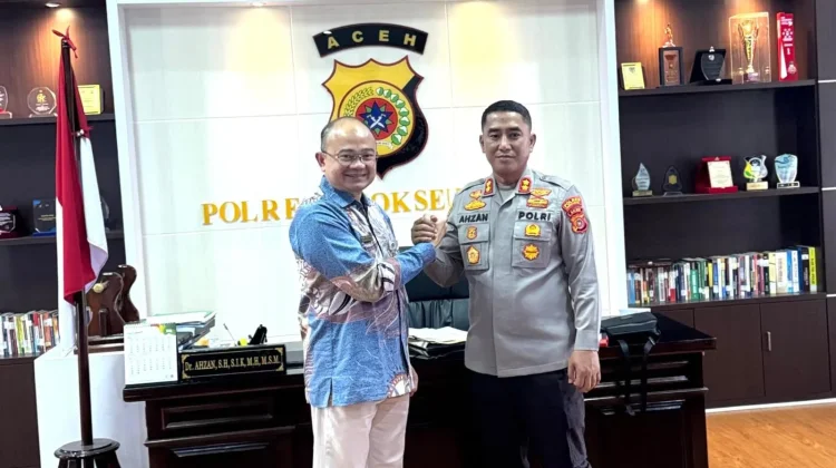 Kepala KPKNL Bertemu Kapolres Lhokseumawe, Perkuat Sinergi Antar Lembaga