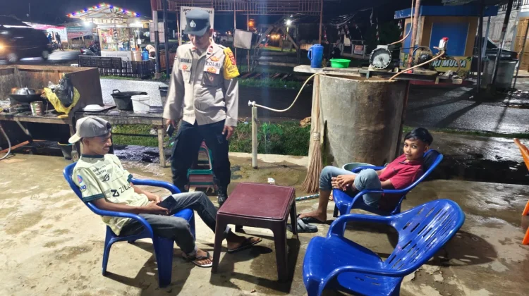 Polisi Patroli Malam Sisir Titik Rawan di Lhokseumawe