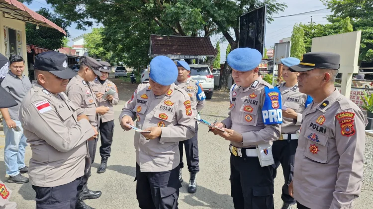 Propam Polres Lhokseumawe Sidak Polsek Jajaran