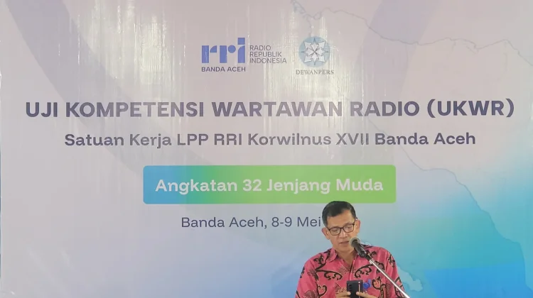 RRI Korwil XVII Tutup UKWR Angkatan 32 Jenjang Muda