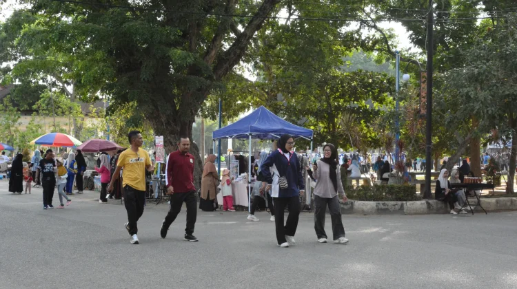Ribuan Warga Padati CFD Langsa Penuh Kebersamaan