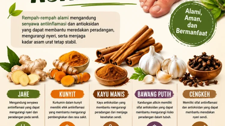 Rempah-Rempah yang Bermanfaat untuk Asam Urat