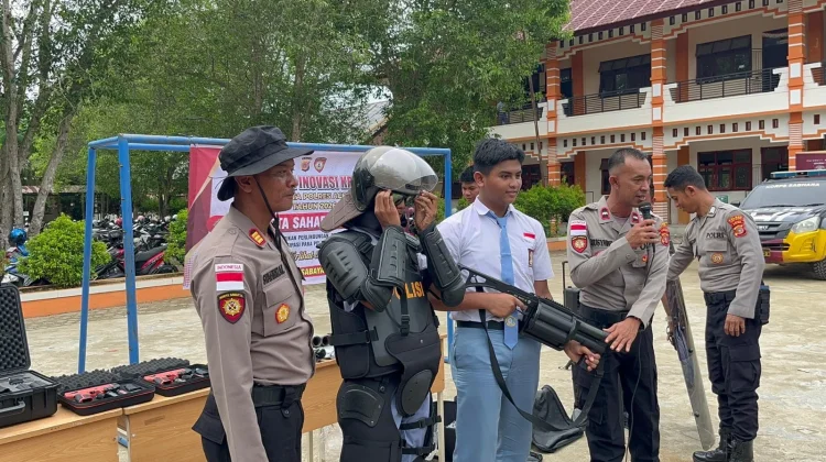 Polres Aceh Utara Luncurkan Inovasi ‘Samapta Sahabat Pelajar'