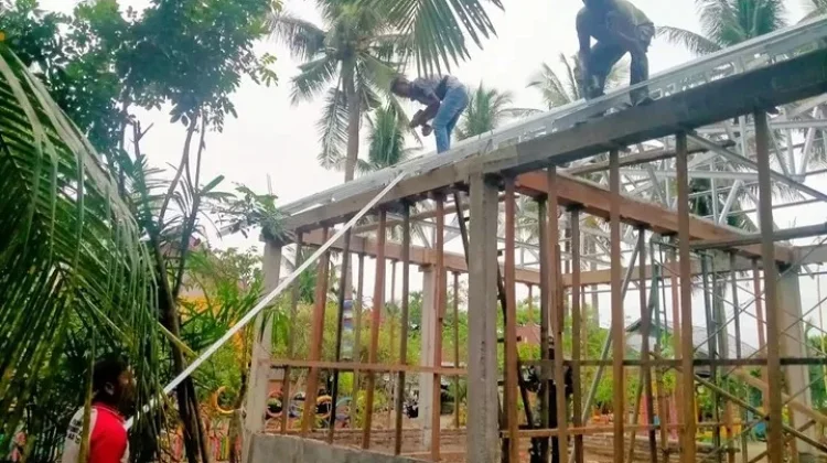 Pembangunan Balai Yayasan Miftahul Jannah Terus Dipacu