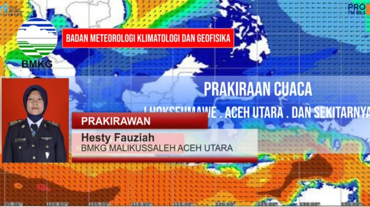 BMKG: Hujan Disertai Petir Berpotensi Guyur Sejumlah Wilayah Aceh Sore Ini