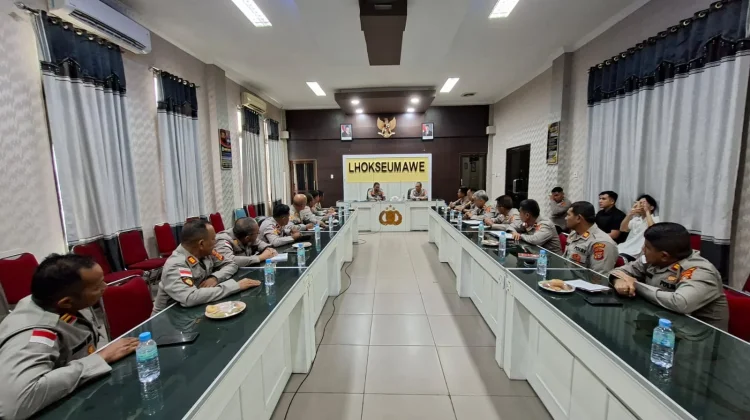 Kapolres Lhokseumawe Tekankan Pengawasan Ketat SPPG untuk Dukung Program MBG