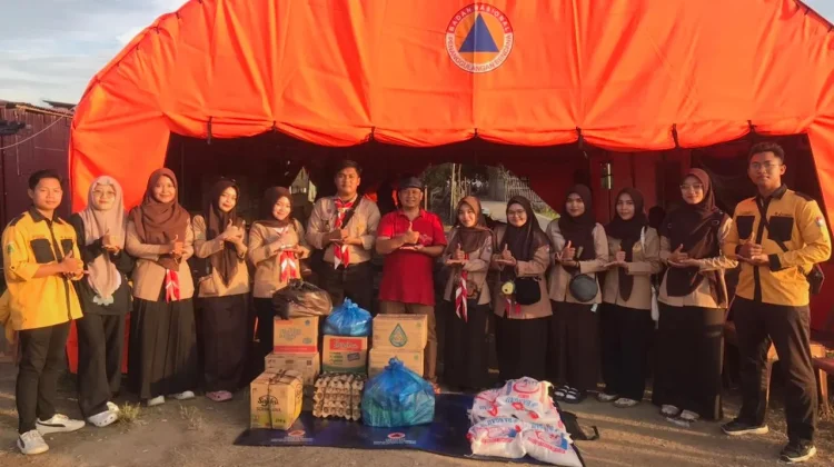 Pramuka UIN SUNA Galang Dana dan Salurkan Bantuan untuk Korban Kebakaran Pardede