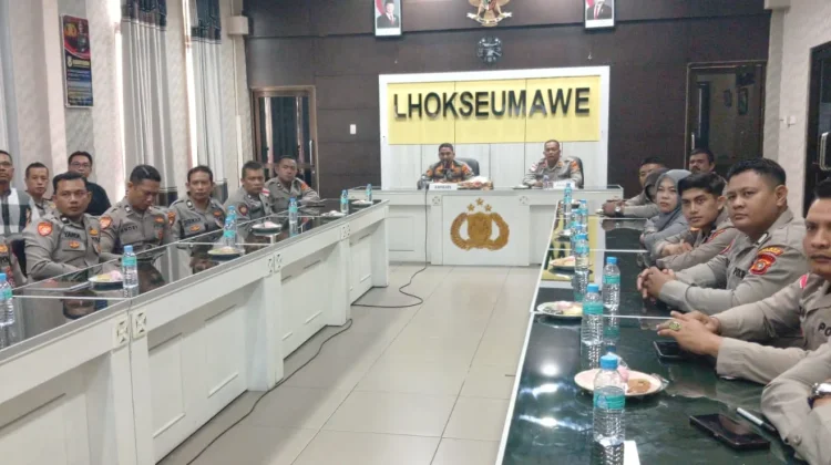 Kapolres Lhokseumawe Buka Sosialisasi Perkap Nomor 1 Tahun 2023