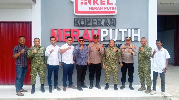 Perkuat Ekonomi Desa, Dandim Aceh Utara Hadiri Peluncuran 1.061 KDKMP