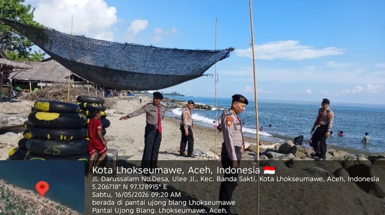 Sat Pamobvit Polres Lhokseumawe Perketat Pengamanan Objek Wisata dan Hotel