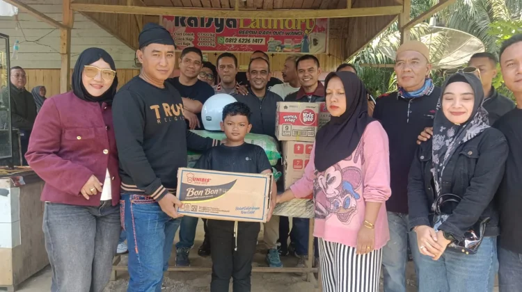 Kapolres Lhokseumawe Kunjungan Tahap Kedua & Beri Bantuan Kepada Ahzan