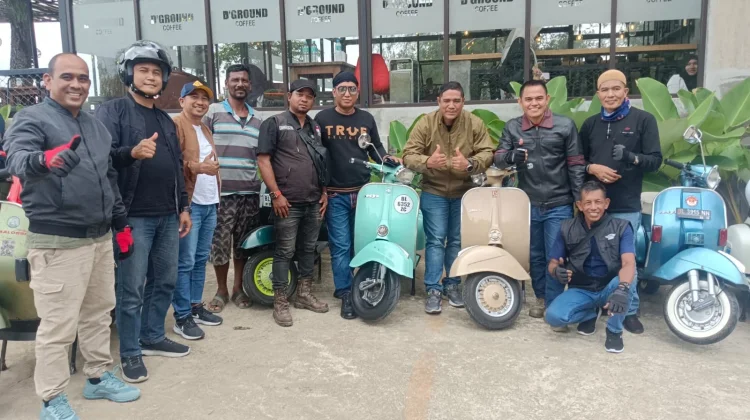 Komunitas Bhayangkara Petro Scooter Gelar Bakti Sosial dan Silaturahmi