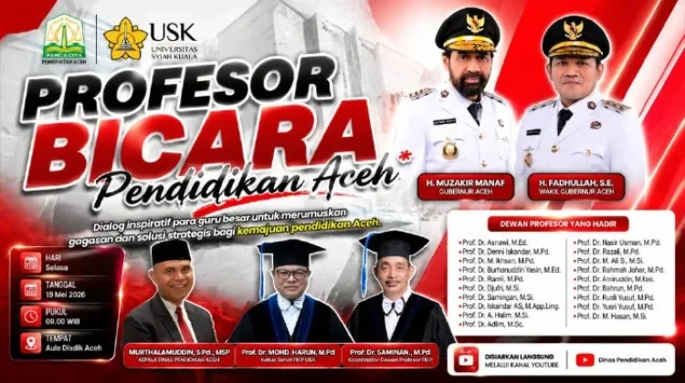 Puluhan Guru Besar, Bedah Pendidikan Aceh dari Hulu ke Hilir