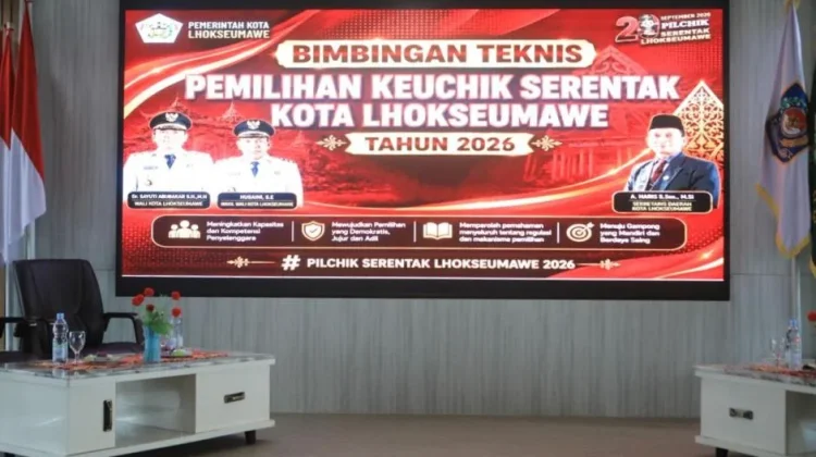 Pemko Lhokseumawe Gelar Bimtek Pemilihan Keuchik Serentak Tahap II Tahun 2026