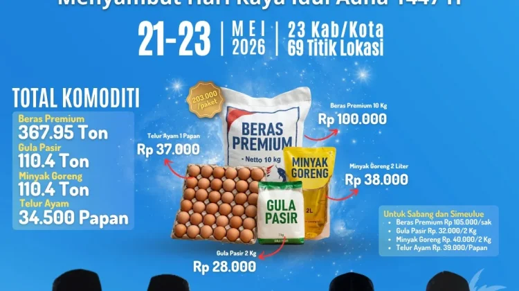 Disperindag Aceh Kembali Gelar Pasar Murah di Aceh Utara
