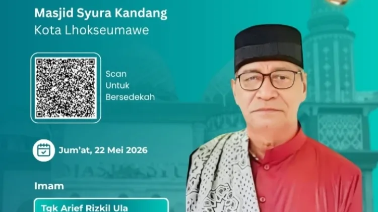 Mesjid Syura Kandang Hadirkan Tgk H Safari Sebagai Khatib Jumat