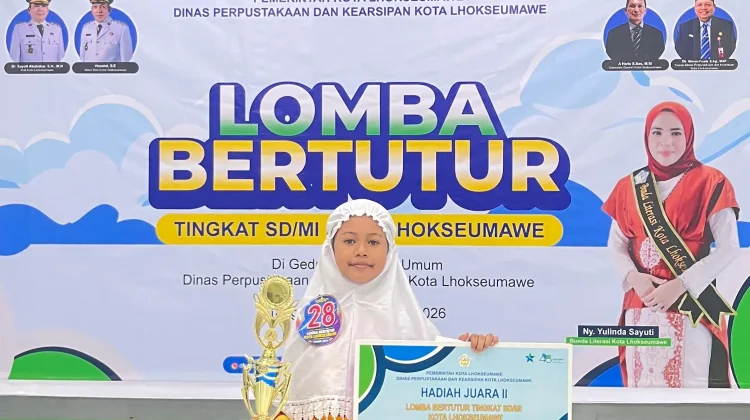 Nadhiyya Asyifa Harumkan SD Muhammadiyah 6 Lhokseumawe