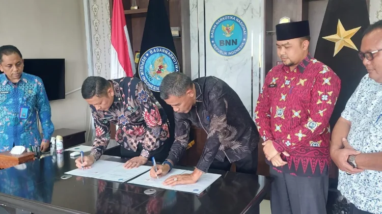 Pemkab Aceh Utara dan BNN Tandatangan Nota Kesepakatan Pembentukan Unit P4GN