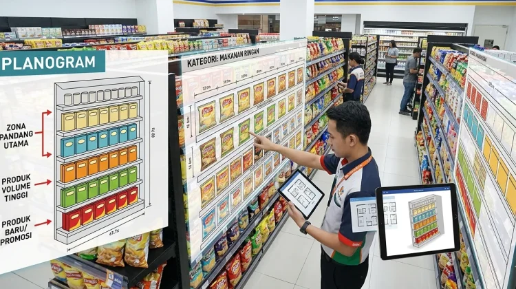 Teknik Planogram, Rahasia Produk Tertata Rapi di Toko