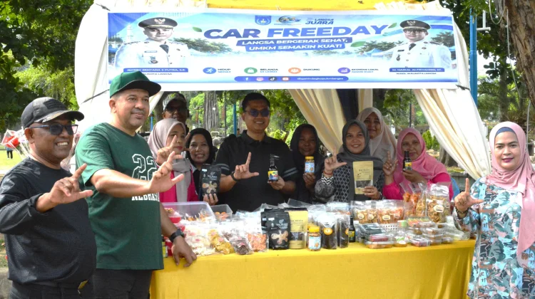 CFD Langsa Meriah, Warga Padati Lapangan Merdeka