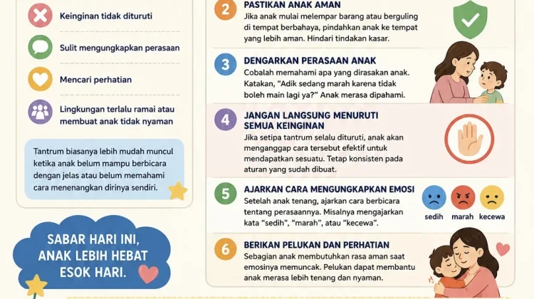 Mendidik Anak yang Tantrum Menurut Psikolog