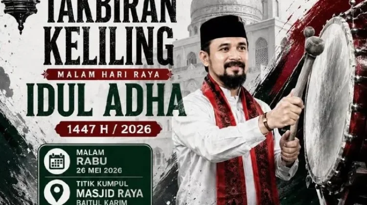 Simpang Ulim Jadi Pusat Takbir Keliling Idul Adha