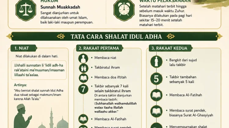 Tata Cara Shalat Idul Adha