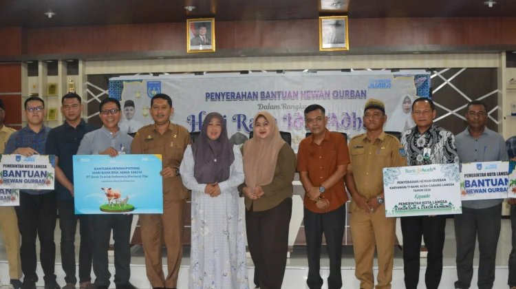 Pemko Langsa Salurkan 62 Hewan Qurban Idul Adha