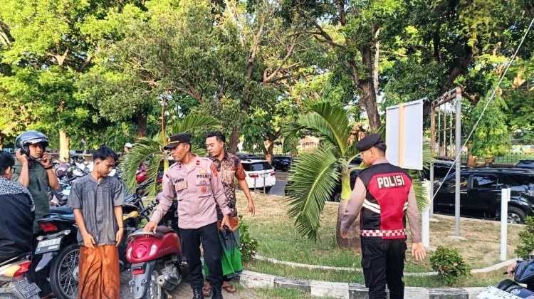 Polisi Hadir, Sholat Idul Adha di Islamic Center Lhokseumawe Berlangsung Khidmat