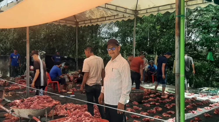 Gampong Meunasah Mesjid Sembelih 77 Hewan Kurban