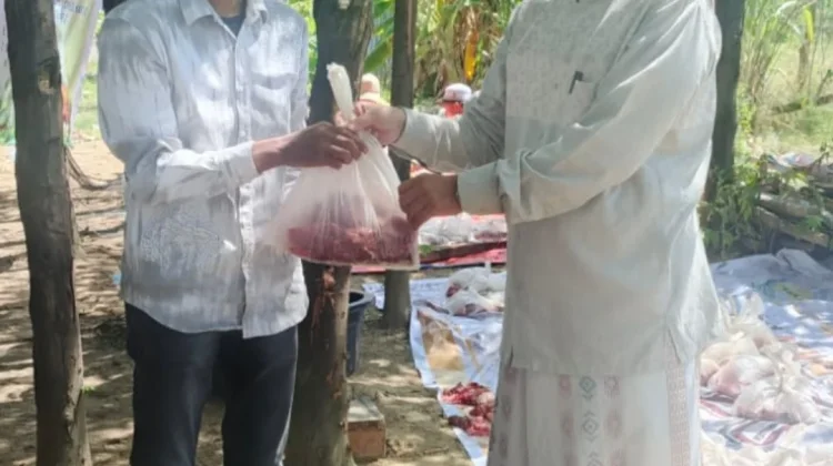 NU Lhokseumawe Salurkan Dua Sapi Qurban untuk Korban Banjir dan Santri