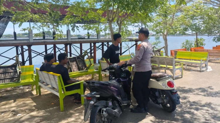 Gelar Patroli di Waduk Pusong, Cegah Balap Liar dan Kenakalan Remaja