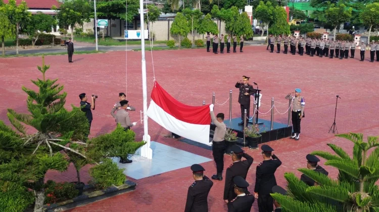 Kapolres Aceh Utara Pimpin Upacara Hari Lahir Pancasila 2026