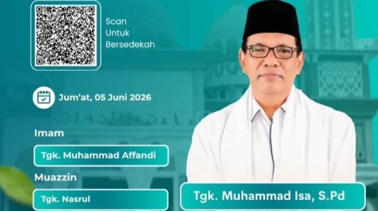 Tgk Muhammad Isa Dijadwalkan Jadi Khatib Jumat di Masjid Syura Kandang