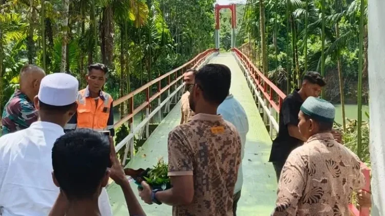 Pembangunan Jembatan Garuda di Aceh Utara, Telah Selesai Dikerjakan
