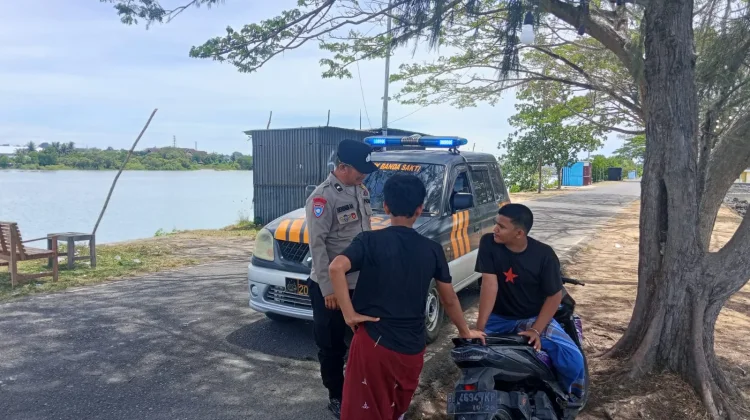 Polsek Banda Sakti Melaksanakan Patroli Antisipasi Balap Liar di Kawasan Waduk