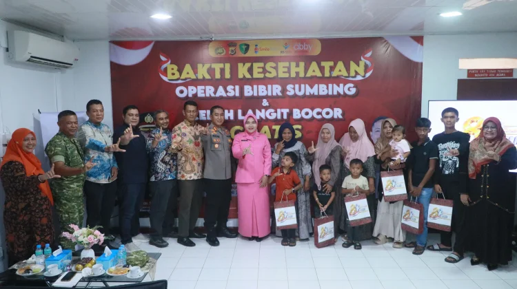 Kapolres Lhokseumawe Buka Operasi Bibir Sumbing Gratis HUT Bhayangkara Ke-80
