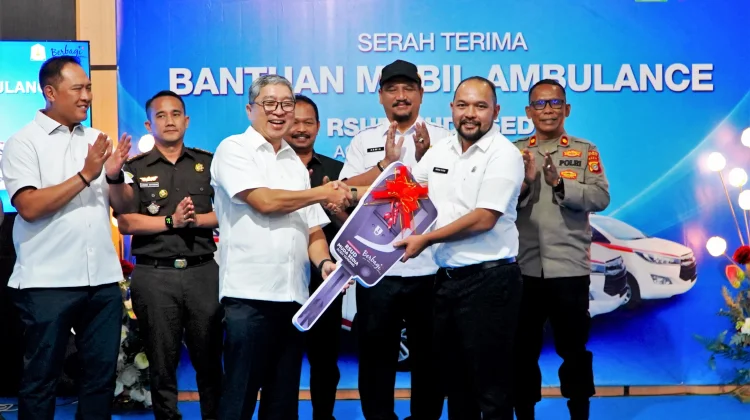 Toyota Donasikan 3 Ambulans untuk RSUD Aceh Tamiang