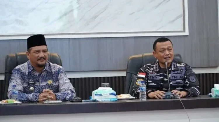 Dankodaeral I Perkuat Sinergi TNI AL dan Pemkab Aceh Tamiang