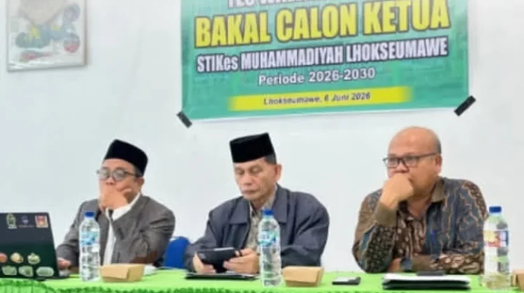 Tiga Calon Ketua STIKes Muhammadiyah Lhokseumawe Ikuti Wawancara