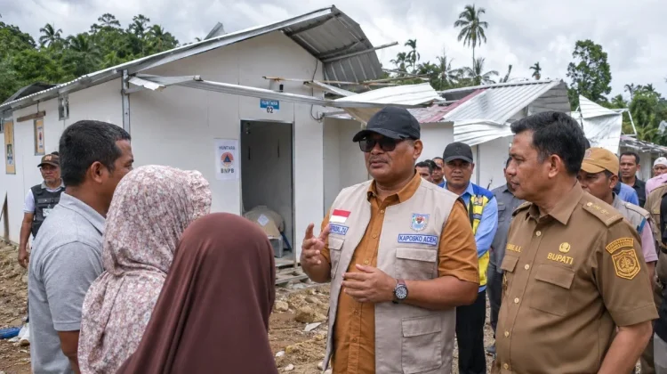 Safrizal Turun Tangan, Huntara Rusak di Langkahan Dikebut 7 Hari