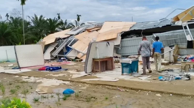 Angin Kencang Hantam Aceh Utara, 74 Rumah Rusak dan Warga Mengungsi