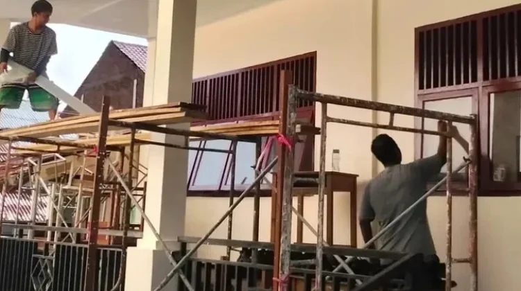 Revitalisasi SD Negeri 4 Muara Dua Terus Berjalan