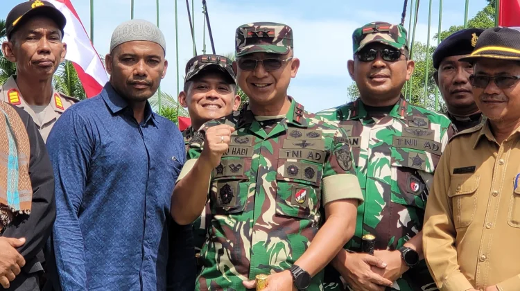 Pangdam IM Resmikan Jembatan Perintis, Bukti Nyata Bakti TNI untuk Negeri