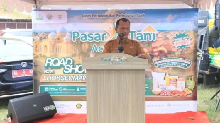 Sinergi Pemprov Aceh dan Pemko Lhokseumawe Sukseskan Pasar Tani Roadshow