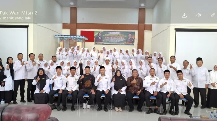 Pelaksanaan Bimtek Peningkatan Kompetensi Guru MTsN 2 Aceh Timur